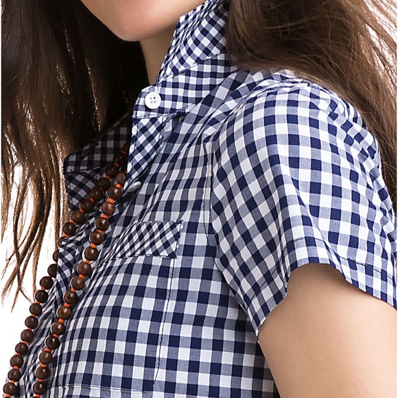 Vineyard Vines Gingham Shirt Dress - Picture 3 of 14